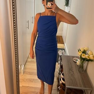 Zara cobalt blue dress